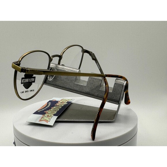 True Vintage Eyeglasses NOS Round Preppy Style Original Lens Harley Davidson 2 - Picture 7 of 9